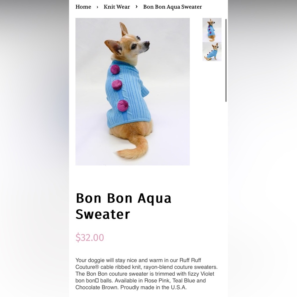 Dog Sweater